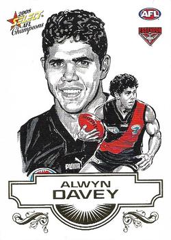 2008 Select AFL Champions - Sketches #SK9 Alwyn Davey Front